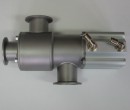 Custom designed double way valve, pneumatically operated