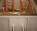 Vacuum tunnel with copper tubing for cooling system